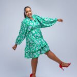 Kanyi Shift - Green Print