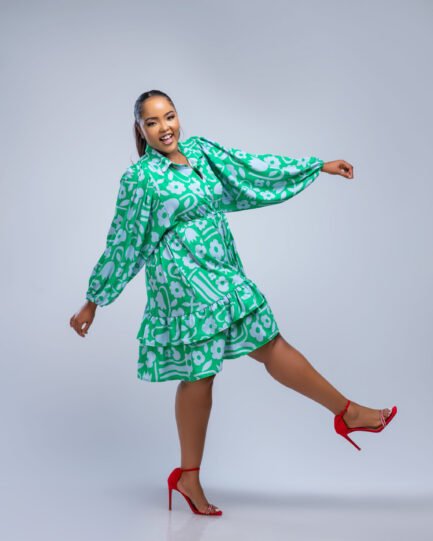 Kanyi Shift - Green Print