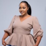 Peplum Top - Beige