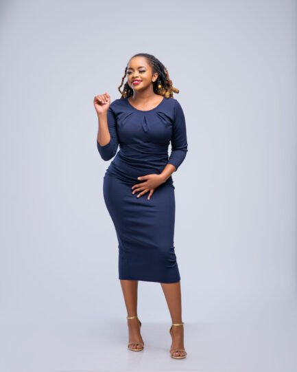 Midi Bodycon - Navy Blue