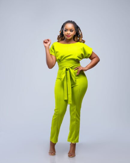 Zari Jumpsuit - Lime Green
