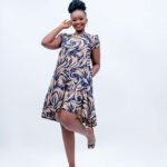 Aline Shift - Beige Navy