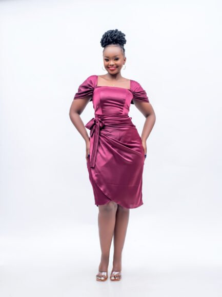 Lisa Coords (skirt and top)- Burgundy