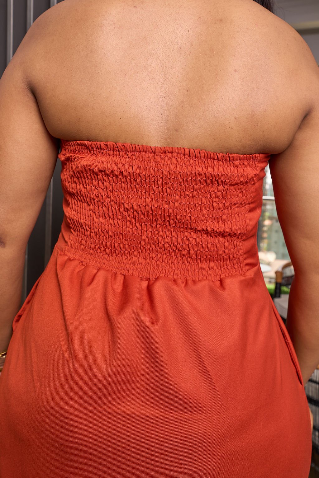 The Vida Dress - Bold Red - Image 7