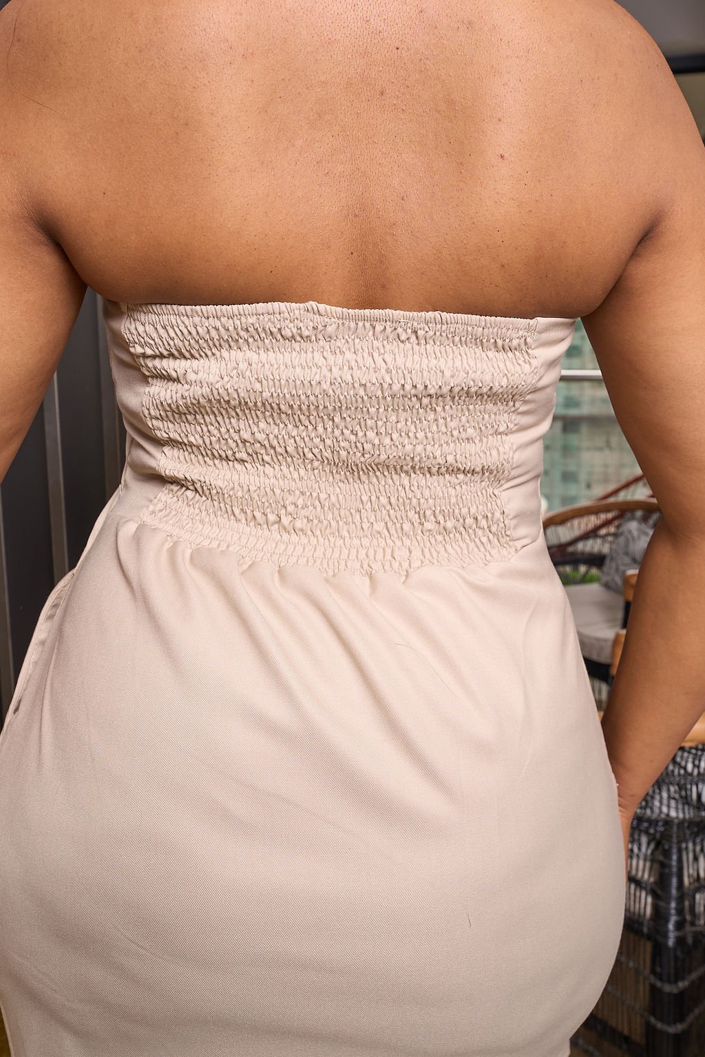 The Vida Dress - Beige - Image 3
